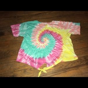Tie dye crop top